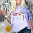 Hotter By One Degree Phd MBA College Graduation Comfort Color Blast T-Shirt Amethyst
