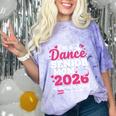I'm A Dance Senior Mom 2026 Of Course I'm Crying Graduation Comfort Color Blast T-Shirt Amethyst