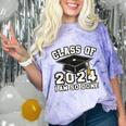 I'm Done With Class Of 2024 Graduation Done Class Of 2024 Comfort Color Blast T-Shirt Amethyst