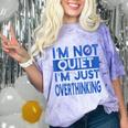 I'm Not Quite I'm Overthinking Introvert Quote Comfort Color Blast T-Shirt Amethyst I'm Not Quite I'm Overthinking Introvert Quote Comfort Color Blast T-Shirt Amethyst