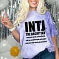 INTJ Architect Personality Introvert Sarcastic Comfort Color Blast T-Shirt Amethyst INTJ Architect Personality Introvert Sarcastic Comfort Color Blast T-Shirt Amethyst