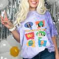 Introvert Anti People Antisocial Social Media Meme Lovers Comfort Color Blast T-Shirt Amethyst