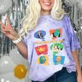 Introvert Anti People Antisocial Social Media Meme Lovers Comfort Color Blast T-Shirt Amethyst