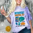 Introvert Book Lover Introvert Survival Kit Comfort Color Blast T-Shirt Amethyst Introvert Book Lover Introvert Survival Kit Comfort Color Blast T-Shirt Amethyst