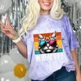 Introvert Cat How Do I Block You Retro Cat Sarcastic Men Women Girls Comfort Color Blast T-Shirt Amethyst