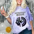Introvert Mode Finding Inner Peace In Silence Comfort Color Blast T-Shirt Amethyst Introvert Mode Finding Inner Peace In Silence Comfort Color Blast T-Shirt Amethyst