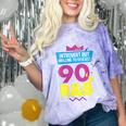 Introvert But Willing To Discuss 90s R&B 1990s Kid Comfort Color Blast T-Shirt Amethyst