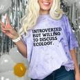 Introvert But Willing Ecology Ecologist Ecology Lover Comfort Color Blast T-Shirt Amethyst