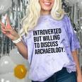 Introverted Archaeologist Archaeology Introvert Comfort Color Blast T-Shirt Amethyst
