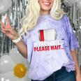 Introverted Please Wait Introvert Saying Sarcasm Comfort Color Blast T-Shirt Amethyst