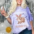 Introverted Rabbits Bunny Lover Rabbit Introvert Comfort Color Blast T-Shirt Amethyst
