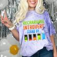 Introverted Recharging Introvert Saying Sarcasm Comfort Color Blast T-Shirt Amethyst Introverted Recharging Introvert Saying Sarcasm Comfort Color Blast T-Shirt Amethyst