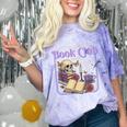 Introverted Romance Unapologetically Anti-Social Book Club Comfort Color Blast T-Shirt Amethyst