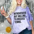 Introverted Tennis Player Tennis Introvert Comfort Color Blast T-Shirt Amethyst Introverted Tennis Player Tennis Introvert Comfort Color Blast T-Shirt Amethyst