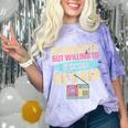 Introverted But Willing To Discuss 90's Rap Comfort Color Blast T-Shirt Amethyst