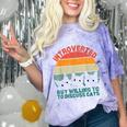 Introverted But Willing To Discuss Cats Comfort Color Blast T-Shirt Amethyst