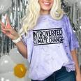 Introverted Willing To Discuss Climate Change Comfort Color Blast T-Shirt Amethyst Introverted Willing To Discuss Climate Change Comfort Color Blast T-Shirt Amethyst