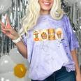 Introverted But Willing To Discuss Fall Vibes Autumn Pumpkin Comfort Color Blast T-Shirt Amethyst