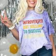 Introverted But Willing To Discuss Gardening Hobby Comfort Color Blast T-Shirt Amethyst