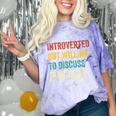 Introverted But Willing To Discuss Pottery Hobby Comfort Color Blast T-Shirt Amethyst Introverted But Willing To Discuss Pottery Hobby Comfort Color Blast T-Shirt Amethyst