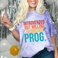 Introverted But Willing To Discuss Prog Rock Music Lover Comfort Color Blast T-Shirt Amethyst Introverted But Willing To Discuss Prog Rock Music Lover Comfort Color Blast T-Shirt Amethyst