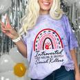 Introverted But Willing To Discuss Serial Killers True Crime Comfort Color Blast T-Shirt Amethyst