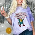 Introverted But Willing To Discuss Video Games Introvert Comfort Color Blast T-Shirt Amethyst