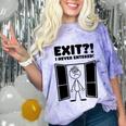 Irony Sarcasm Introvert Dry Humor Cartoon Comic Geek Nerd Comfort Color Blast T-Shirt Amethyst Irony Sarcasm Introvert Dry Humor Cartoon Comic Geek Nerd Comfort Color Blast T-Shirt Amethyst