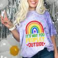 It's Way Too Peopley Outside Anti Social Introvert Comfort Color Blast T-Shirt Amethyst It's Way Too Peopley Outside Anti Social Introvert Comfort Color Blast T-Shirt Amethyst