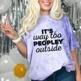 It's Way To Peopley Outside Introvert Comfort Color Blast T-Shirt Amethyst