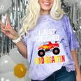 I Just Crushed Kindergarten Monster Graduation Shirt Comfort Color Blast T-Shirt Amethyst