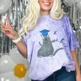 Just Graduated Cat With Graduation Cap And Diploma For Men Women Girls Kids Comfort Color Blast T-Shirt Amethyst