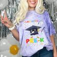 I Just Officially Graduated Pre k Graduation 2024 Pre-K Kids Comfort Color Blast T-Shirt Amethyst