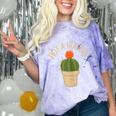 Kawaii Grumpy Cactus Not a Hugger Plant Introvert Comfort Color Blast T-Shirt Amethyst Kawaii Grumpy Cactus Not a Hugger Plant Introvert Comfort Color Blast T-Shirt Amethyst