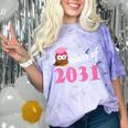 Kids Class Of 2031 Back To School Graduation T-Shirt Comfort Color Blast T-Shirt Amethyst