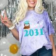 Kids Class Of 2031 Graduation Year T-Shirt Back To School Comfort Color Blast T-Shirt Amethyst