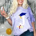 Kids Initial J Letter For Boys Preschool Graduation Kindergarten Comfort Color Blast T-Shirt Amethyst