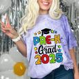 Kids Pre-K Grad 2025 Preschool Prek Graduation Comfort Color Blast T-Shirt Amethyst