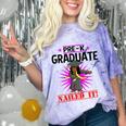 Kids Pre K Graduation Flossing Girl Nailed It Graduate Girls Comfort Color Blast T-Shirt Amethyst