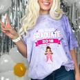 Kids Princess Girl Preschool Graduate 2018 Graduation Pre-K Comfort Color Blast T-Shirt Amethyst