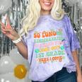 Kids So Long Kindergarten 1st Grade Here I Come Graduation Groovy Comfort Color Blast T-Shirt Amethyst