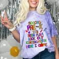Kids So Long Kindergarten Here I Come Pre-K Graduation Graduate Comfort Color Blast T-Shirt Amethyst