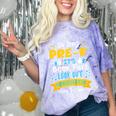 Kids So Long Pre-K Graduation 2025 School Kindergarten Here Come Comfort Color Blast T-Shirt Amethyst