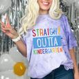 Kids STRAIGHT OUTTA KINDERGARTEN T-SHIRT FUNNY GRADUATION GIFT Comfort Color Blast T-Shirt Amethyst