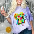 Kids Teens Graduation I Heart My Teachers I Love My Teachers Comfort Color Blast T-Shirt Amethyst
