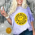Be Kind Rewind Shirt Retro Nostalgia Sticker 80s 90s Tee Premium Tri-Blend Comfort Color Blast T-Shirt Amethyst