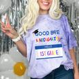 Kindergarten To 1st Grade Graduation T Shirt Comfort Color Blast T-Shirt Amethyst