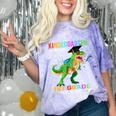Kindergarten Graduation 1st Here We Come Class 2023 Dinosaur Comfort Color Blast T-Shirt Amethyst