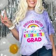 Kindergarten Graduation Shirt Mom For Girl Graduate Tee Comfort Color Blast T-Shirt Amethyst