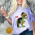 Kindergarten Grawrduate Dinosaur Graduation Cap Shirt Comfort Color Blast T-Shirt Amethyst